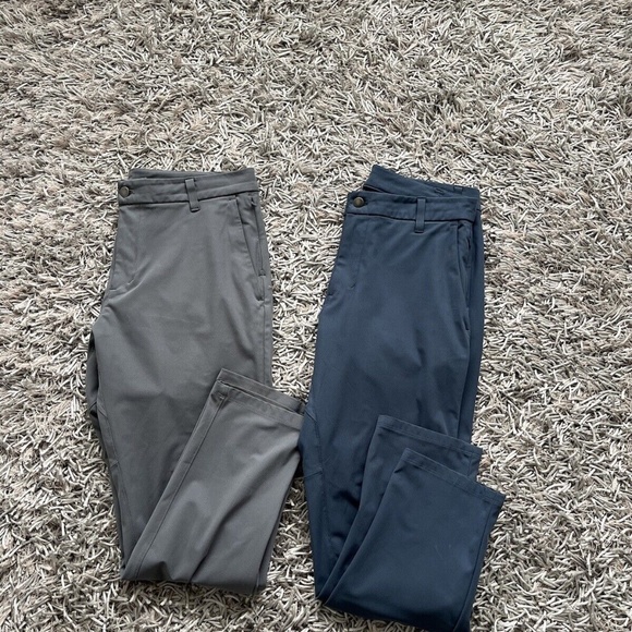 Lululemon Lot of 2 Commission Pant Classic Warpstreme 28" Sz 32 - Picture 7 of 13